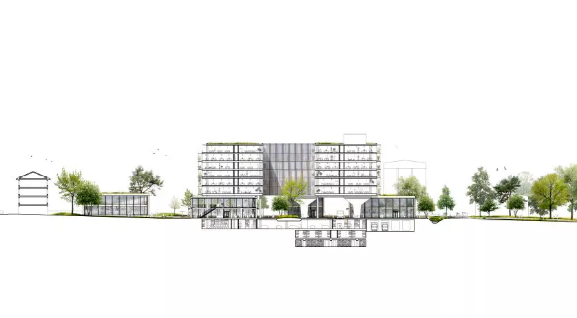 MIDarchitecture - Centre administratif et commercial de Carouge à Genève